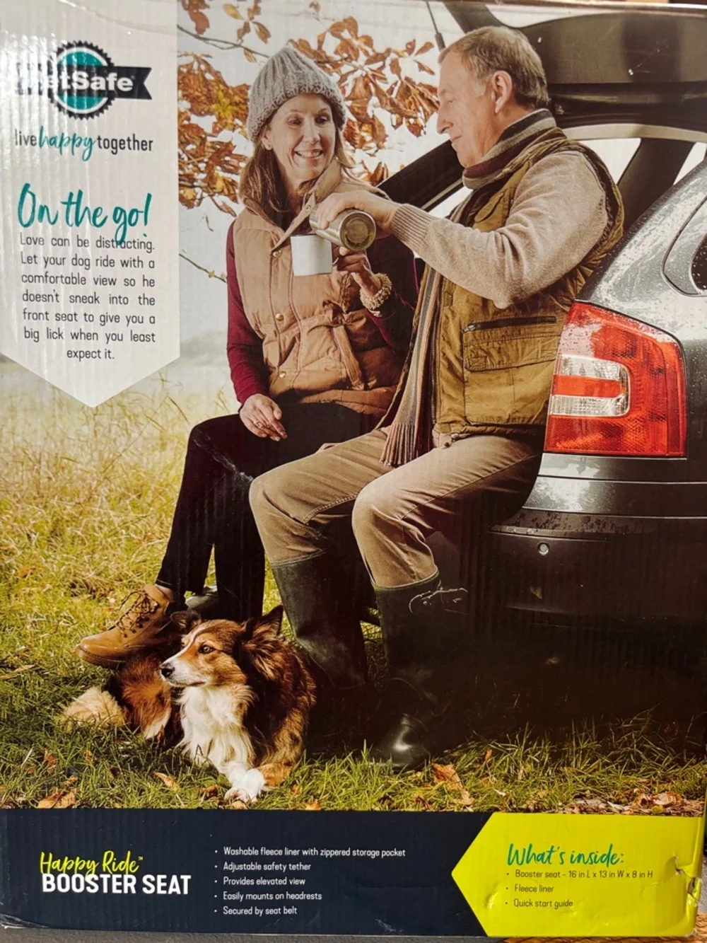 Pet safe happy ride booster seat for dog